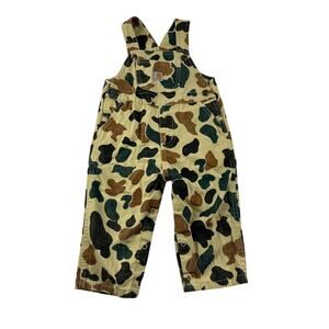 Carhartt Toddler Camouflage Overalls 18 Months Cotton Mossy Oak Bib Dungaree